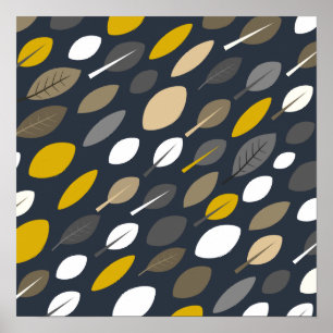 Póster Hojas de medianoche