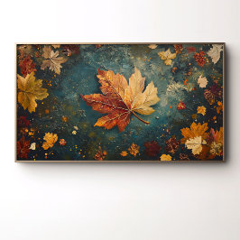 Póster Hojas de Otoño