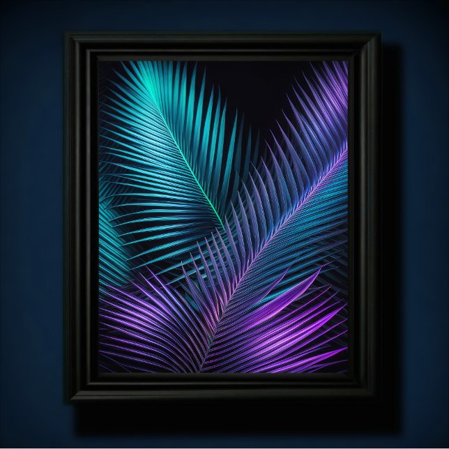 Póster Hojas de palm de tono jewel (Subido por el creador)