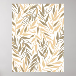 Póster Hojas de peluca.