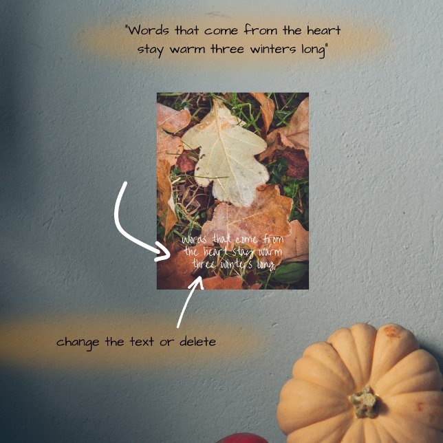Póster Hojas de roble de otoño escarpadas (Subido por el creador)