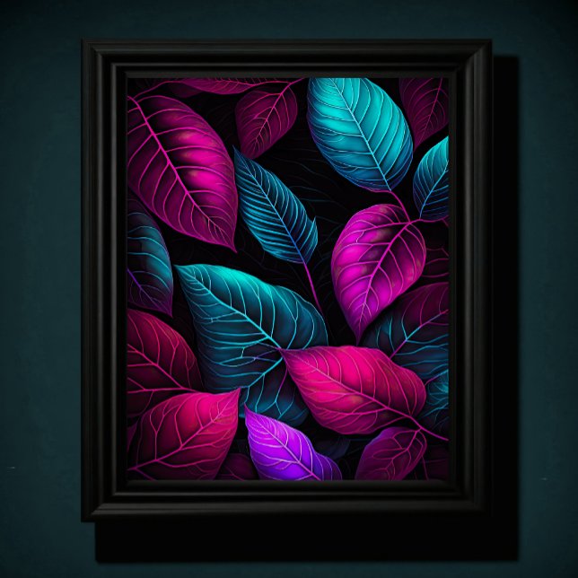 Póster Hojas de tono jewel VII (Subido por el creador)