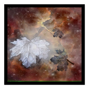 Póster Hojas rusas de arce