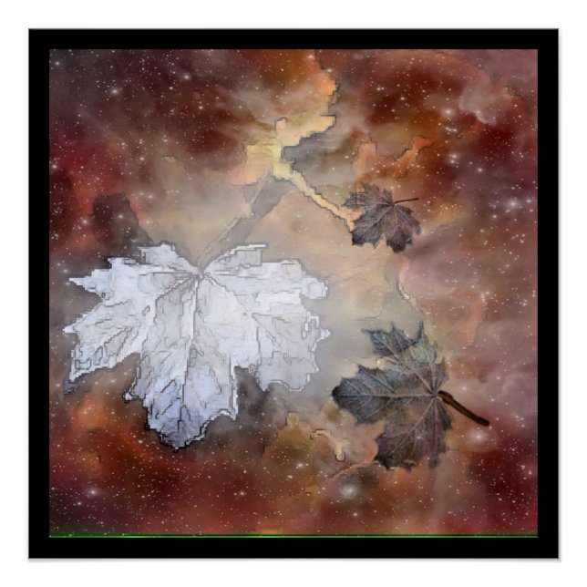 Póster Hojas rusas de arce (Anverso)