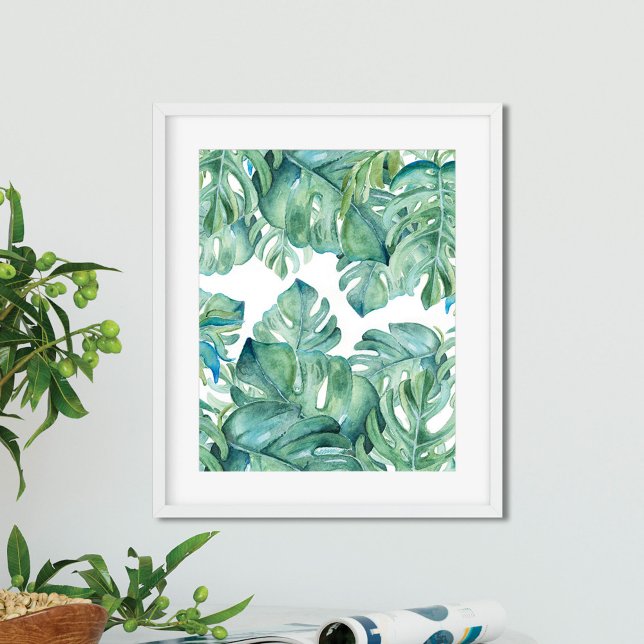 Póster Hojas tropicales acuáticas (Subido por el creador)