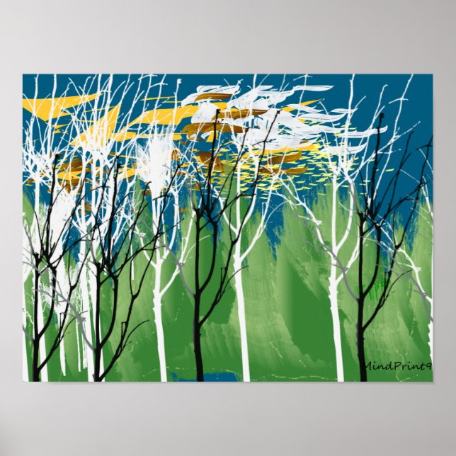 Póster Hojas voladoras (Frente)