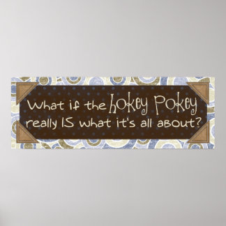 Póster Hokey Pokey Print