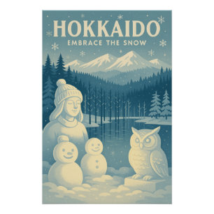 Póster Hokkaido - Winter Wonderland
