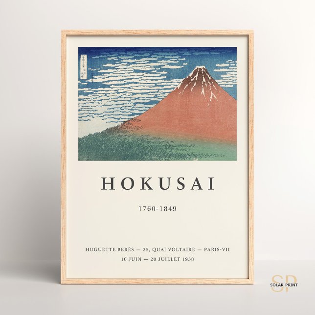 Póster Hokusai Fine Wind Clear Morning Art Imprimir Japon (Subido por el creador)