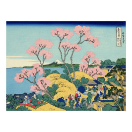 Póster Hokusai Fuji de Gotenyama en el Tōkaidō en Shin