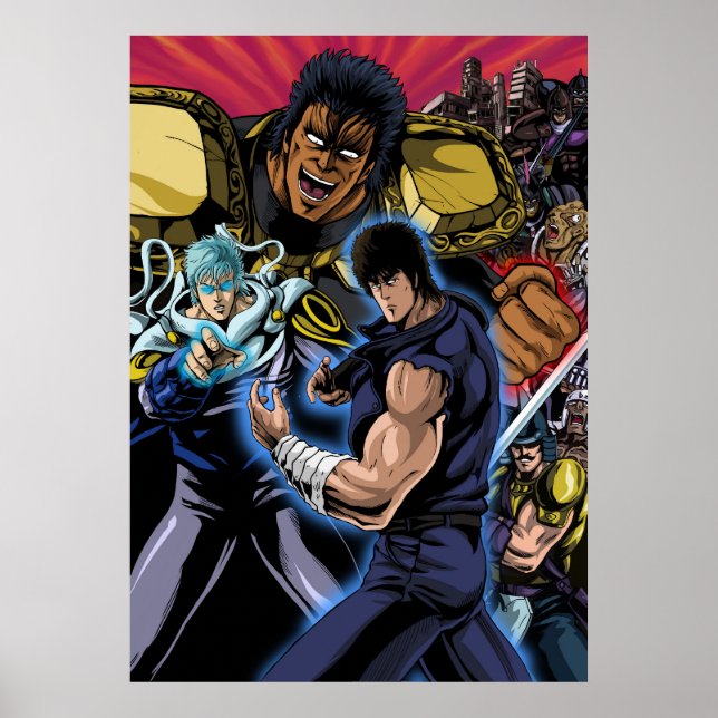Póster Hokuto no ken (Frente)
