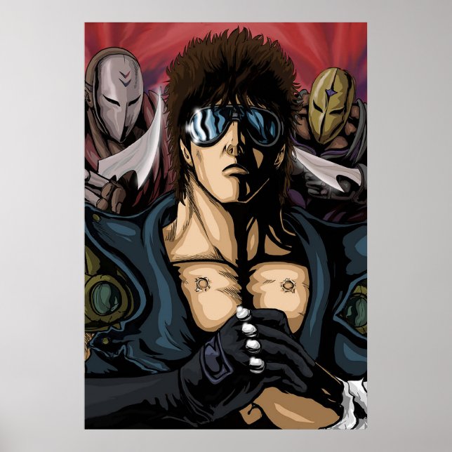 Póster Hokuto no Ken 2 (Frente)