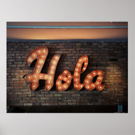 Póster Hola