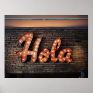 Póster Hola