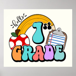 Póster Hola 1º Grado