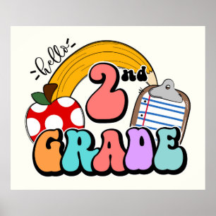 Póster Hola 2º Grado