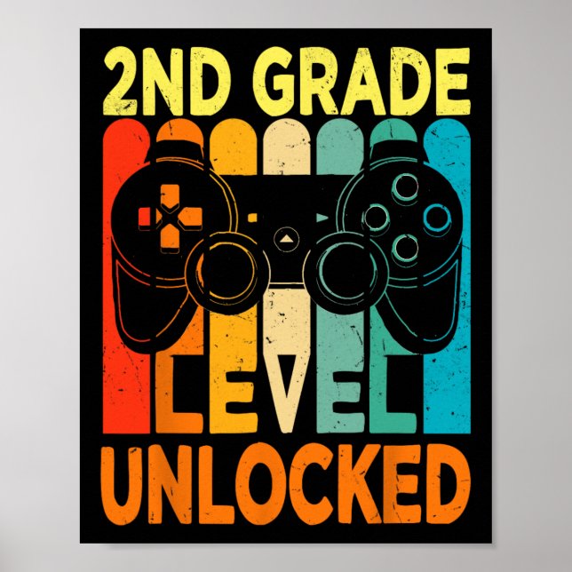 Póster Hola, 2º Grado de Videojuego sin bloquear de vuelt (Frente)