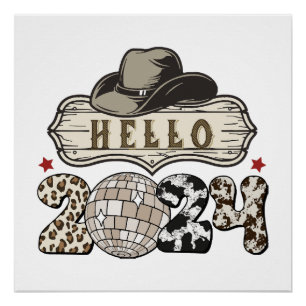 Póster Hola 2024 Western