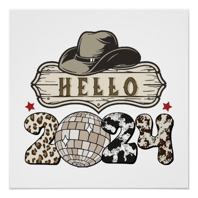 Póster Hola 2024 Western (Anverso)