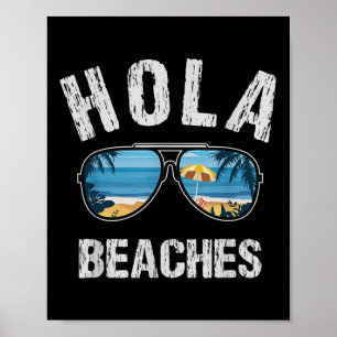 Póster Hola Beaches Summer Tanks Para Hombres Vacaciones 
