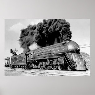 Póster ¡Hola bola él!  Ferrocarril limitado del siglo XX