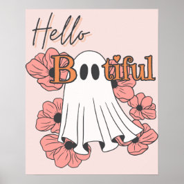 Póster Hola BOOtiful Halloween Wall Art Poster