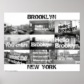 Póster Hola Brooklyn