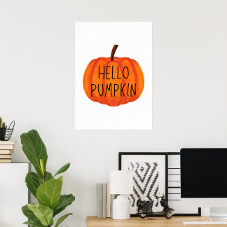 Póster Hola calabaza