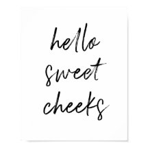 Hola Cheek Sweek Funny Toilet Baño