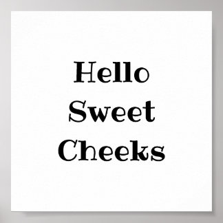 Póster Hola Cheeks Sweet