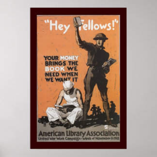 Póster Hola compañeros