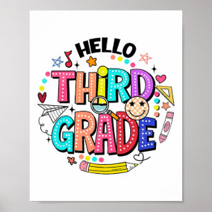 Póster Hola Equipo de Tercer Grado Tercer Grado de Regres