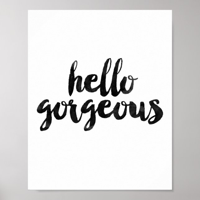 Póster Hola Gorgeous (Frente)