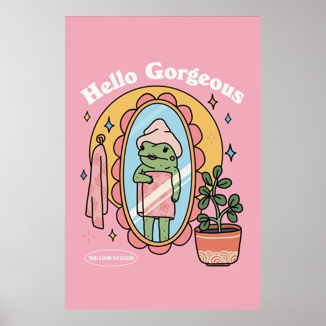Póster Hola Gorgeous Frog Poster (Frente)