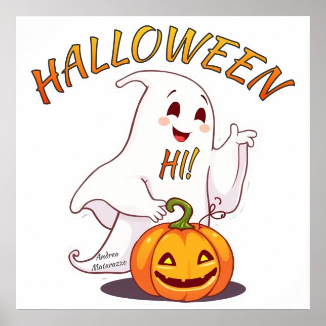 Póster ¡Hola! Halloween (Frente)