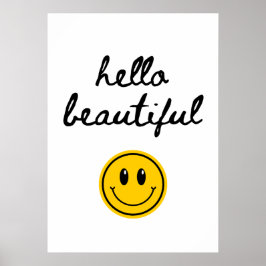 Póster Hola hermosa