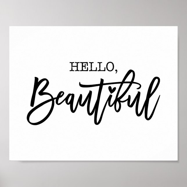 Póster Hola Hermoso (Frente)