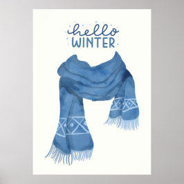 Póster Hola invierno
