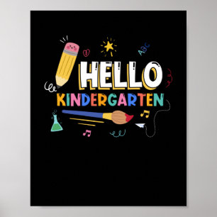 Póster Hola Kindergarten