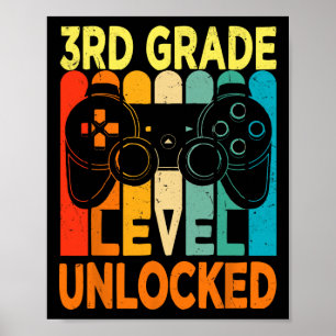 Póster Hola nivel de 3er grado desbloqueado videojuego By