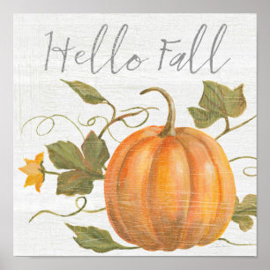 Póster Hola otoño