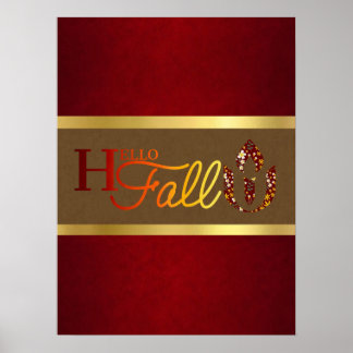 Póster Hola otoño Universalismo unitario