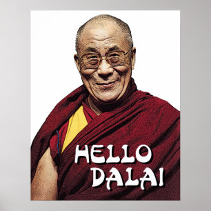 Póster Hola poster Dalai