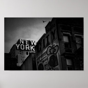 Póster Hola poster de la ciudad (torre)