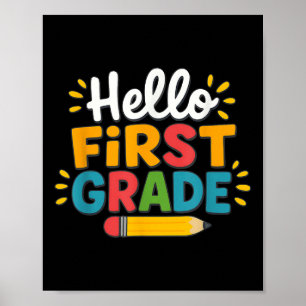 Póster Hola Primer Grado Equipo Primer Grado Volver A La 