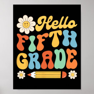 Póster Hola Quinto Grado 5to Grado Byck A La Escuela Maes