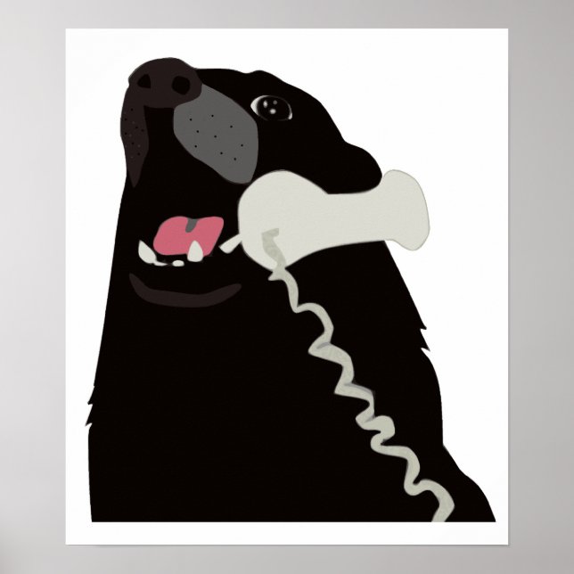 Póster HOLA SÍ ESTE ES EL teléfono del PERRO (Frente)