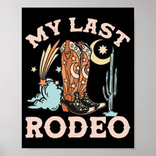 Póster Hola Vamos a Empezar Cowgirl Despedida de Soltera