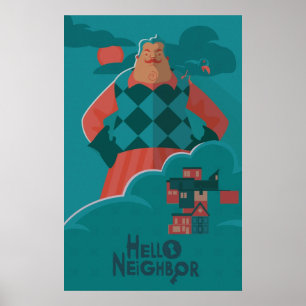 Póster Hola vecino no oficial