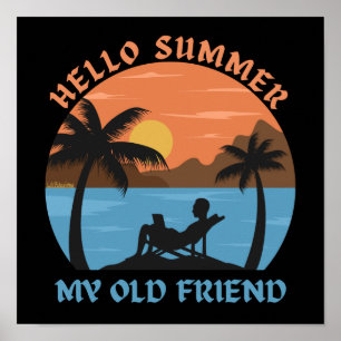 PÓSTER HOLA VERANO MI VIEJO AMIGO